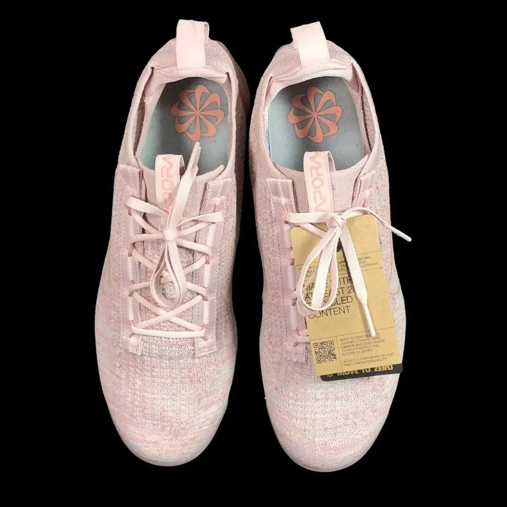 Nike Air Vapormax 2021 Flyknit Pink Oxford DJ9975-600 - Picture 4 of 6